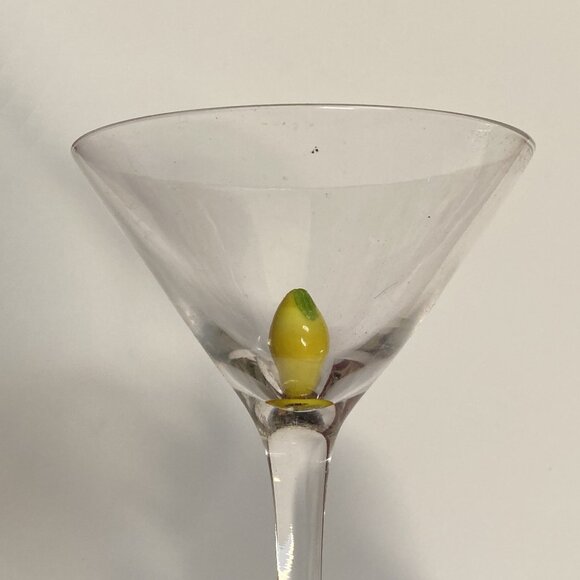 Martini Glasses by Potpourri Designs, Set of 8, Vintage, Handmade - Picture 5 of 9